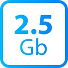 内置双 2.5 GB 网卡